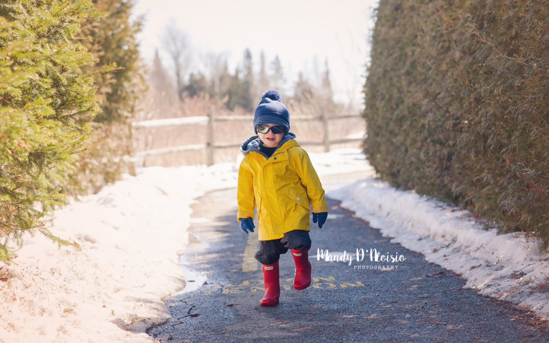 Stittsville Family Photographer – Puddle Splashing